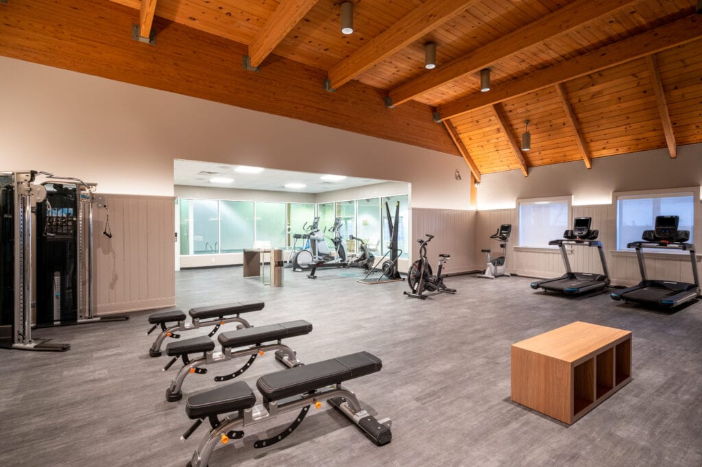 24-hour fitness center gym